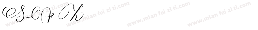 SCF Zhaojiujiang字体转换